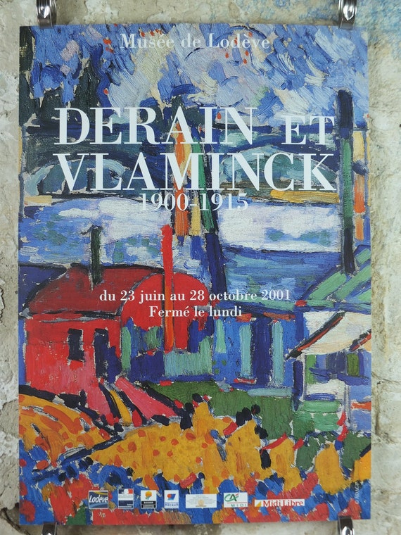 2001 Maurice De Vlaminck Poster, Derain & Vlaminck, 