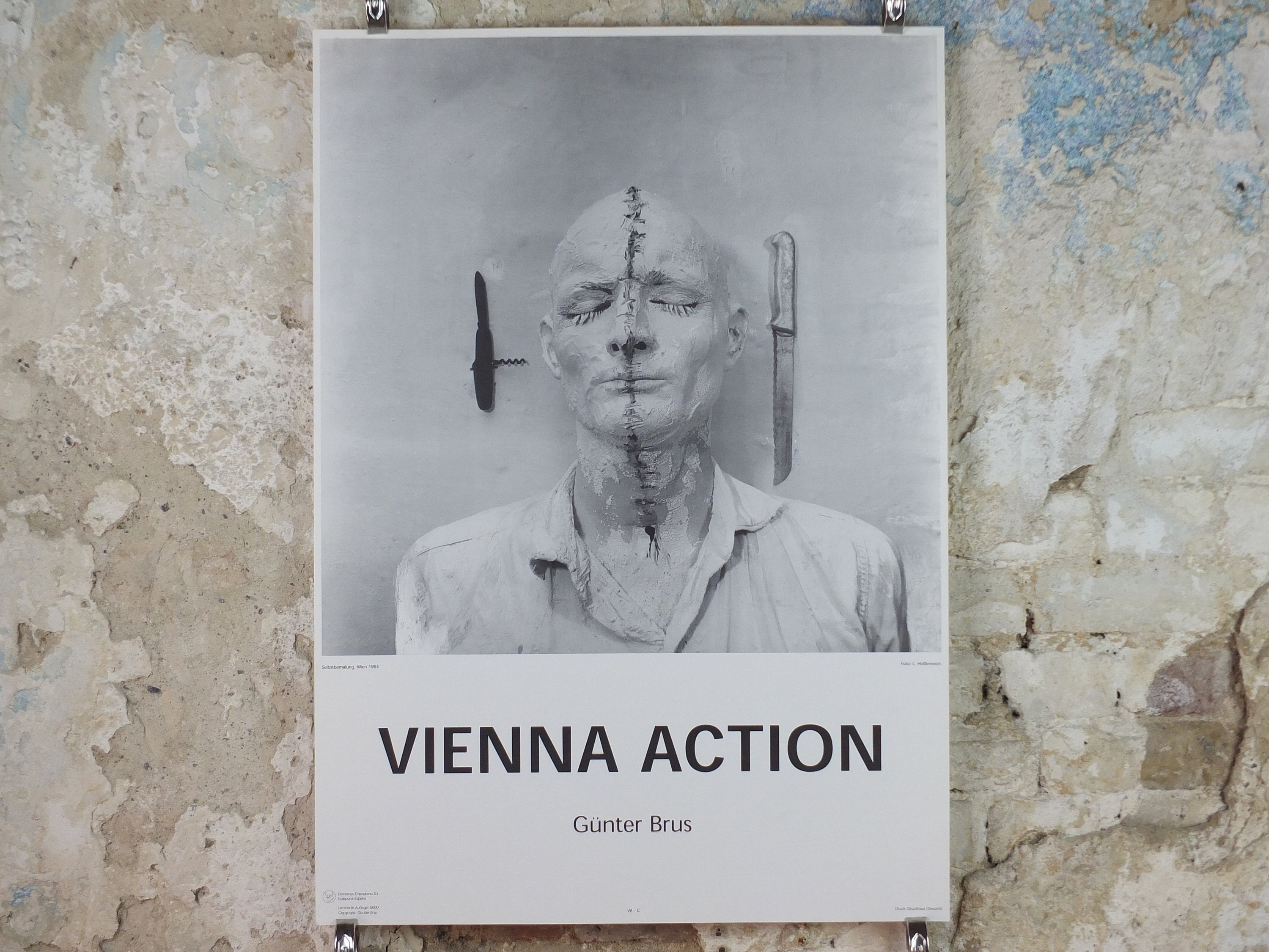 2000s Günter Brus Poster, Vienna Action Photo by L. Hoffenreich, 1964,  Viennese Actionism, Photography, Gallery Exhibition, Wall Art Decor - Etsy  Israel