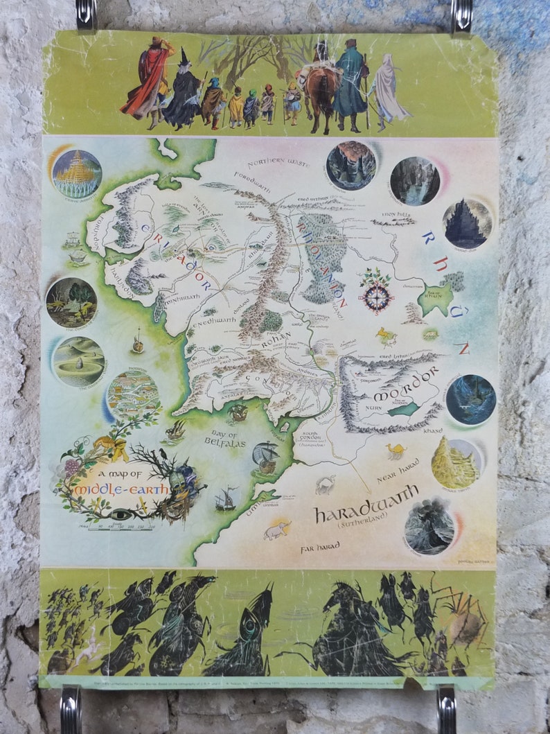 1970-pauline-baynes-map-of-middle-earth-poster-j-r-r-etsy-denmark
