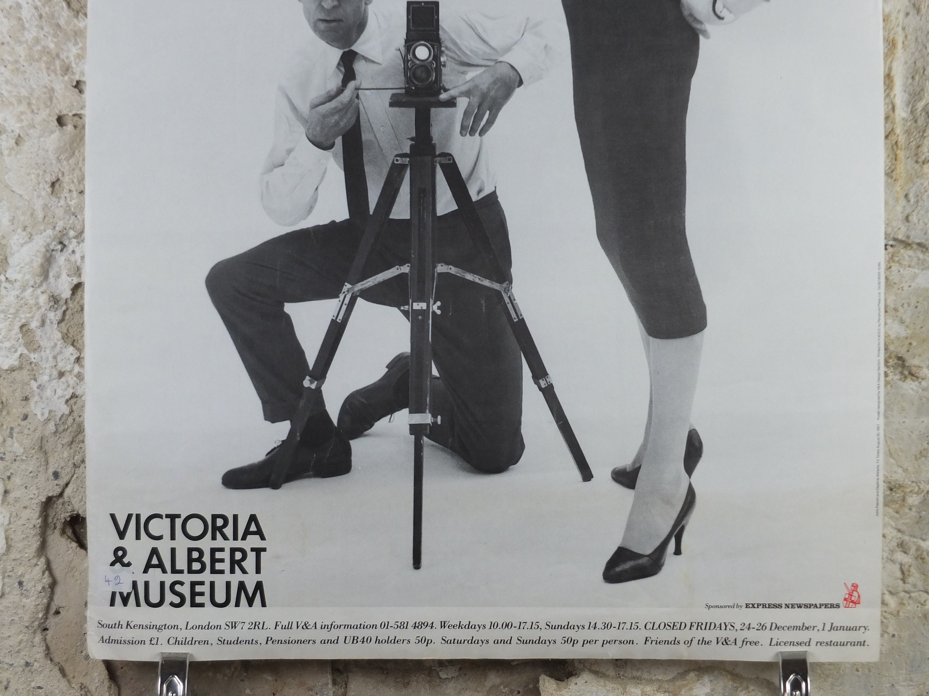 1984 V&A Museum Poster John French Fashion Photographer 