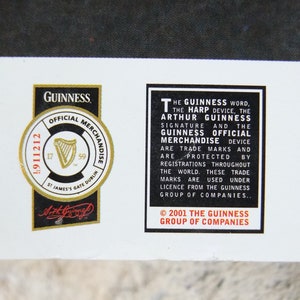 2001 Vintage Guinness-affisch, Surfer, Guinness Wave, reklam för irländsk stoutöl, väggkonst retrodekor bild 5