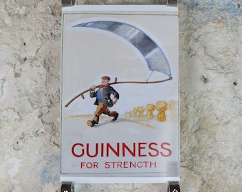 The Lost Guinness Gilroy Posters Photo, by John Gilroy, Guinness for Strength, from S.H. Benson, Advertising campaigns, wall art decor