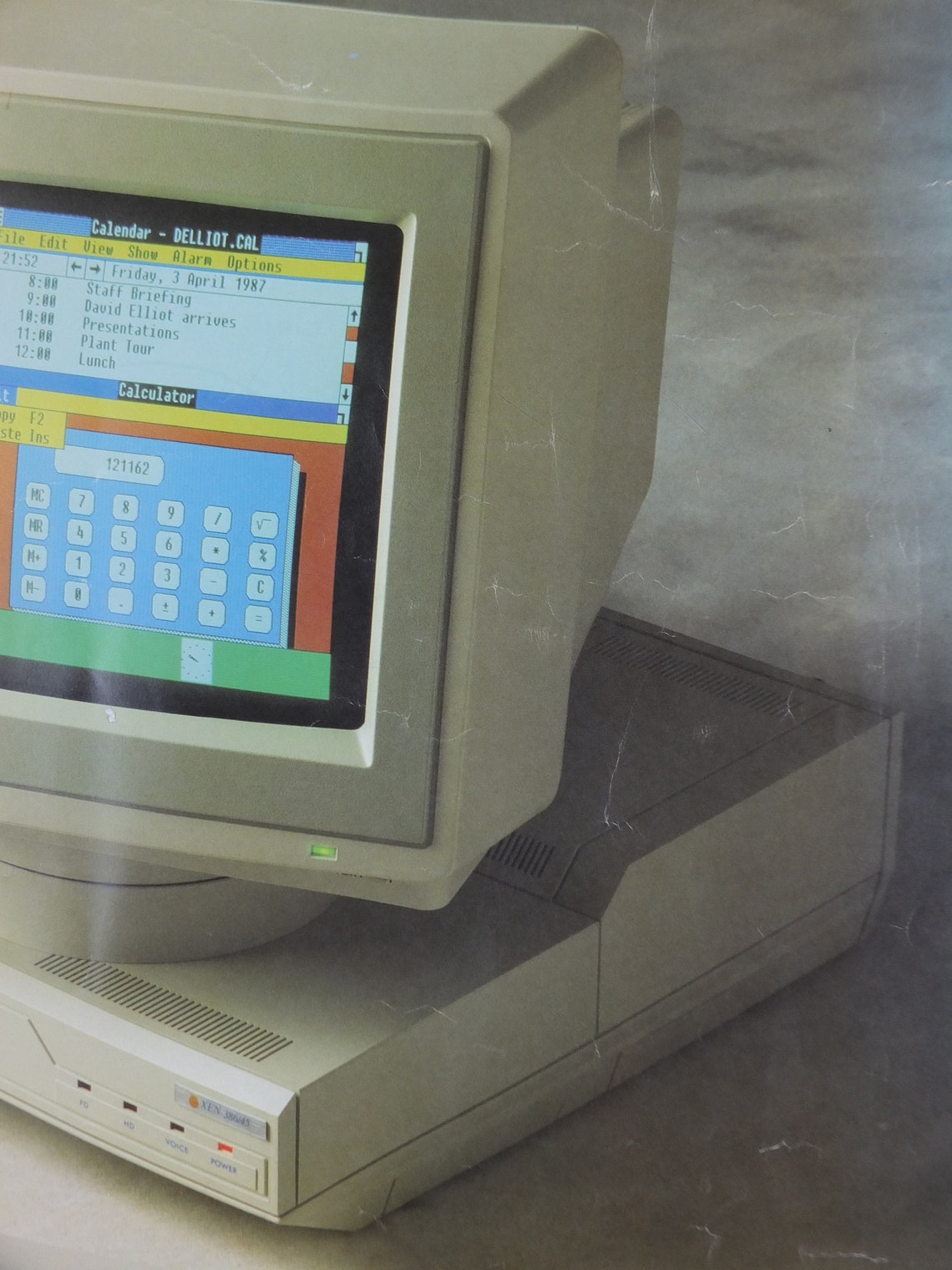 1986 Apricot Xeni 386 Poster the First IBM Compatible Etsy