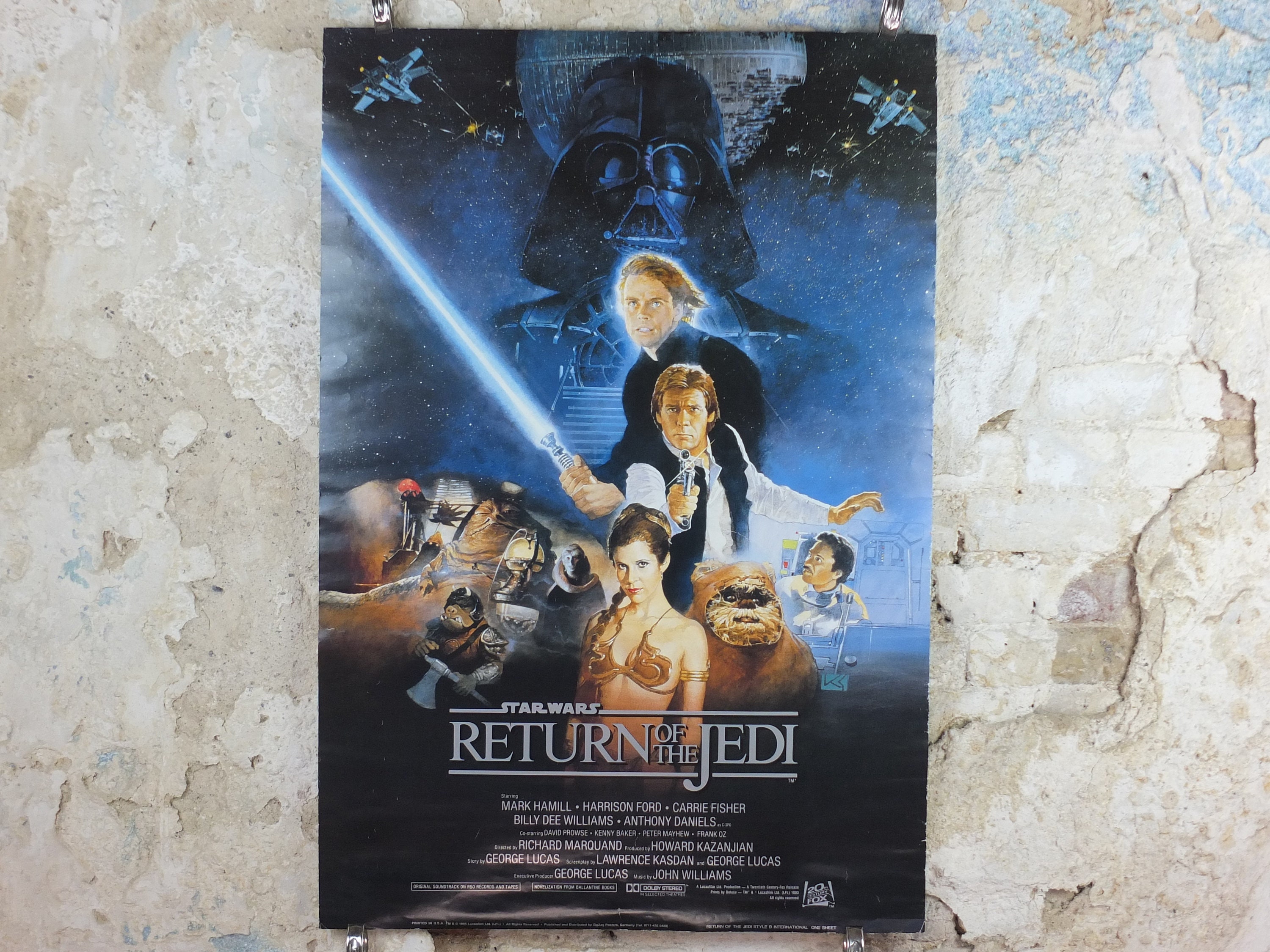 1995 Return of the Jedi Poster, International Star Wars Style B, by Kazuhiko Sano, Zigzag Germany Variation, Film Wall Art Decor - Etsy 1995 Return of the Jedi Poster, International Star Wars Style B, by Kazuhiko Sano, Zigzag Germany Variation, Film Wall Art Decor - Etsy