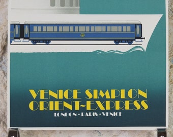 Poster originale Venice Simplon Orient Express, traghetto Dover