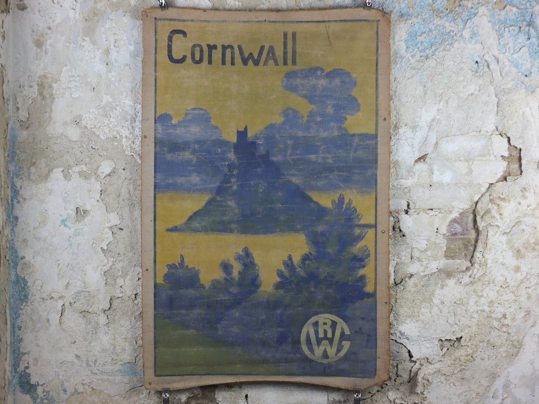 1939 Hand Painted St Michael s Mount Poster Great Western Railway 1939-hand-painted-st-michael-s-mount-poster-great-western-railway