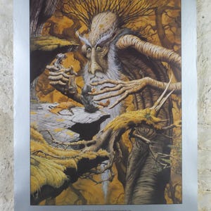 1993 Lord of the Rings Poster, Treebeard With Merry and Pippen, Hobbits ...
