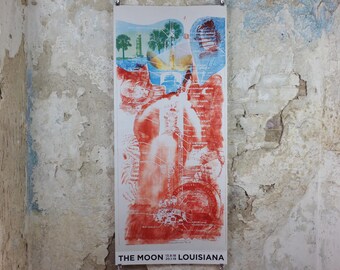 2018 Robert Rauschenberg Poster, Sky Garden 1969, The Moon, Louisiana Museum of Modern Art, pop art, gallery exhibition wall art decor