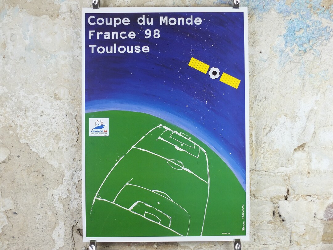 PLATEAU COUPE DU Monde Football France 98 Vintage EUR 25,00 - PicClick FR