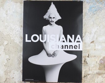 1999 Ugo Rondinone Poster, I don't live here any more, Louisiana Channel, Museum of Modern Art, gallery exhibition wall art decor