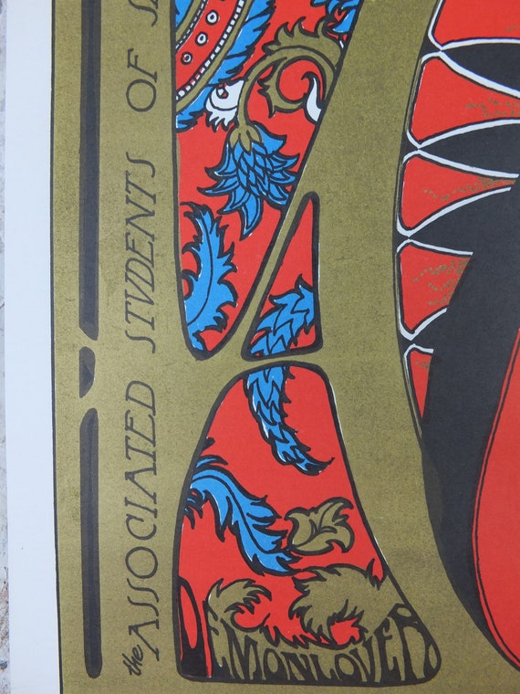 1966 Jefferson Airplane Poster, Fillmore, Home Coming Dance