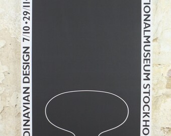 1981 デンマークの 1950 年代デザイン ポスター、アルネ ヤコブセン