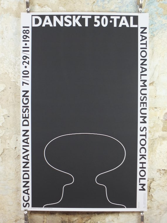 額装済み＞デンマーク工芸博物館ポスター Klara Kolqvist 2025年最新