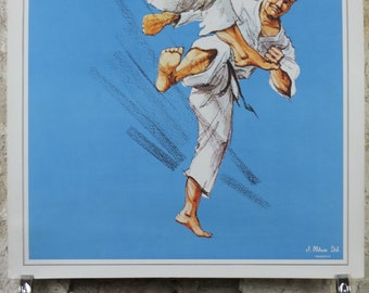 Ciondolo Karate Calcio Volante In Argento 925 - MIKELART, Gioiello Made In Italy Con Catenina Regolabile - 3