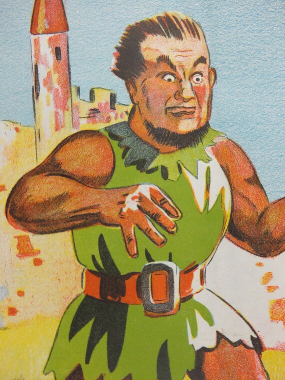1930s Original Jack and the Beanstalk Pantomime Poster, by Taylors