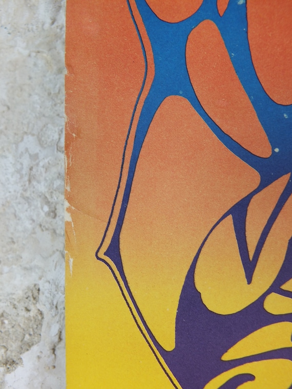 1967 Cosmic Car Show Poster, by Stanley Mouse and Muir Beach in