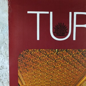 1960s Istanbul Turkey Travel Poster, Harem at Topkapi Palace, Original ...