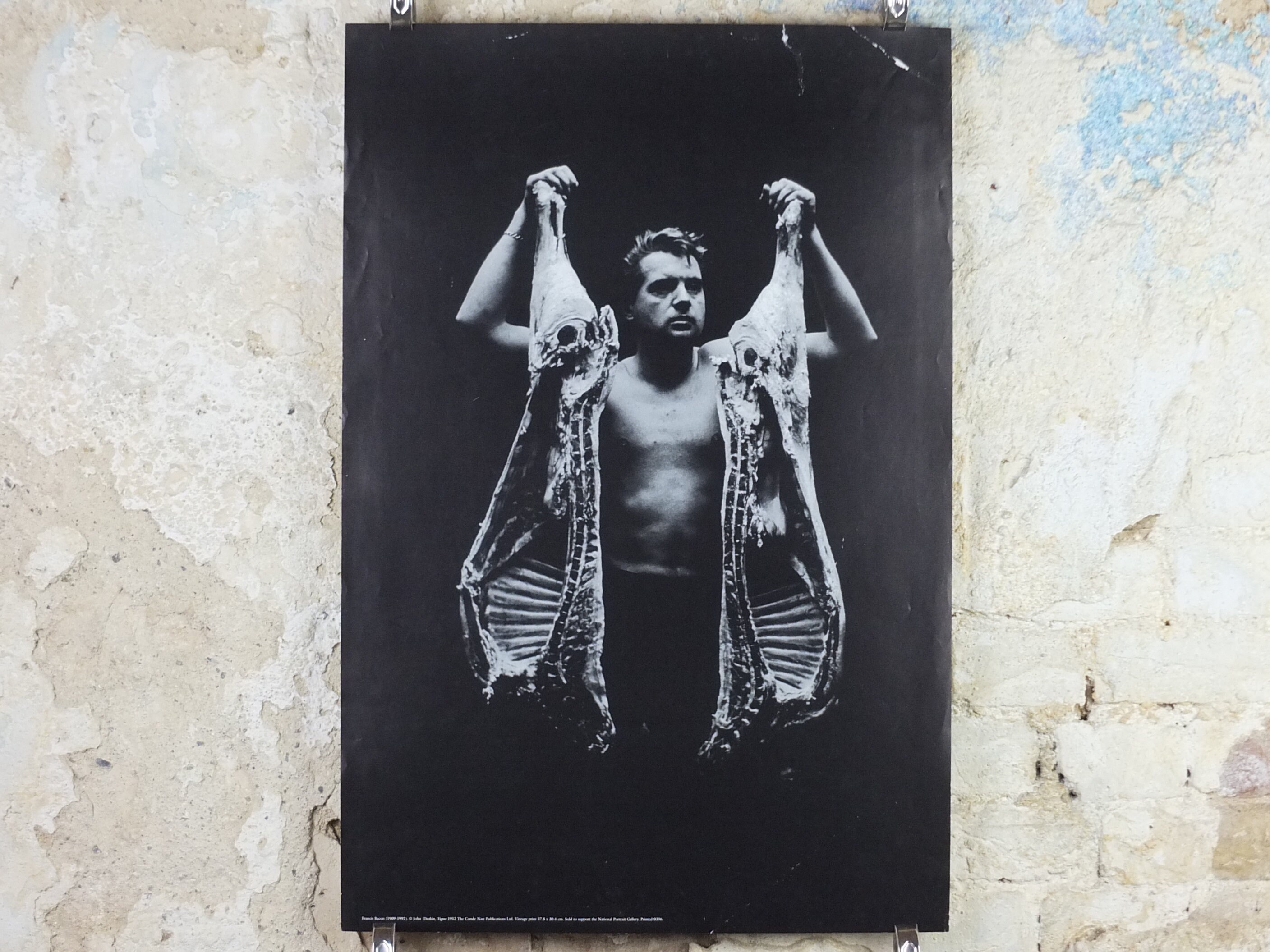 1990s Francis Bacon Poster, John Deakin, Meat, Vogue 1952