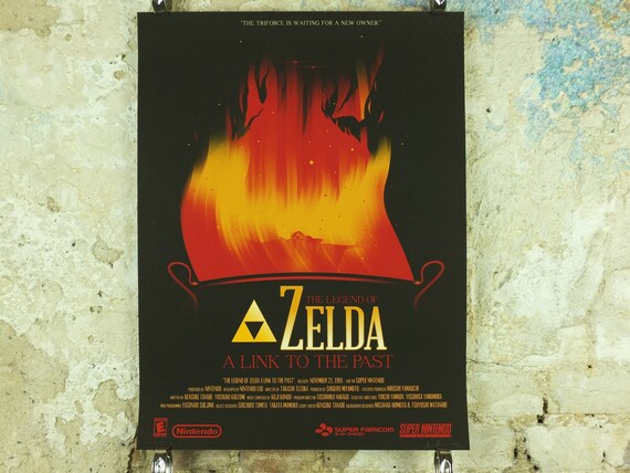 The Legend of Zelda: A Link to the Past Limited Edition Title Screen Print