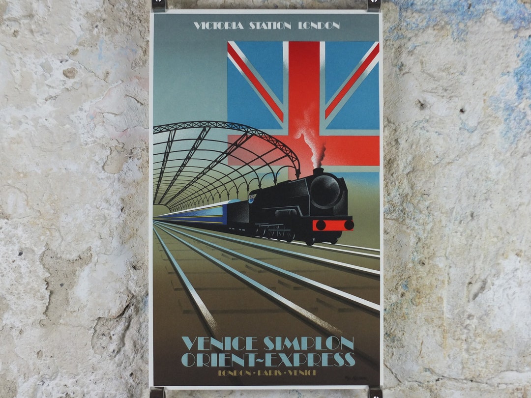 Poster originale Venice Simplon Orient Express, Victoria Station di