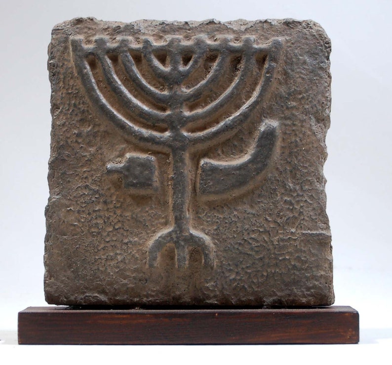 Judaica Art Sculpture Menorah Hanukkah Gift Etsy