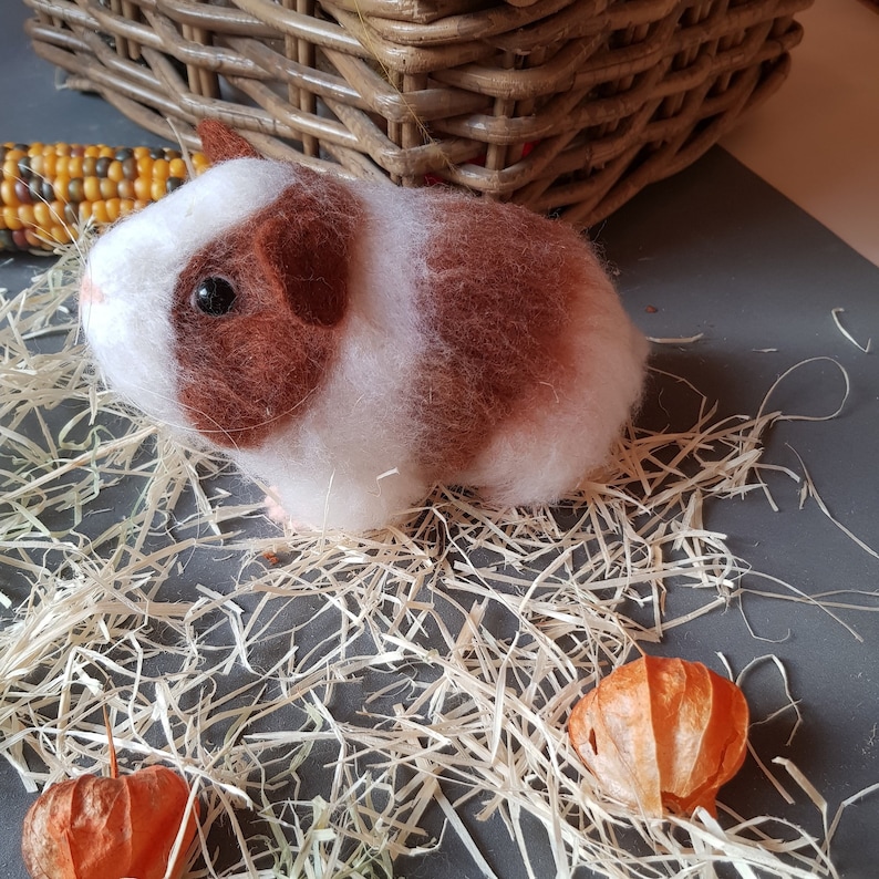 Realistic guinea pig toy plush cavy toy stuffed cute guinea | Etsy