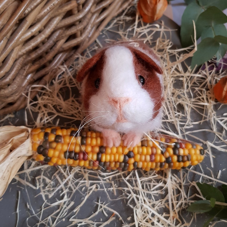 Realistic guinea pig toy plush cavy toy stuffed cute guinea Etsy