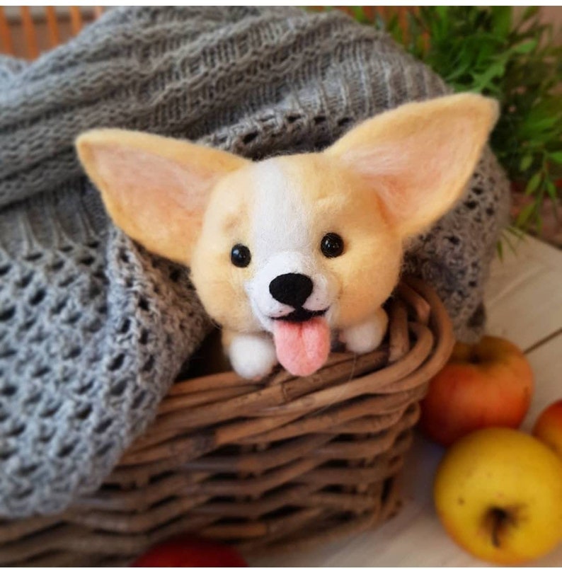 Realistic toy plush toy cute puppy toy dog toy Etsy