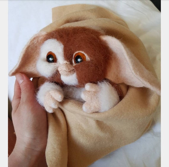 Gizmo Toy Needle Felted Gremlin Toy Stuffed Gizmo Toy Etsy