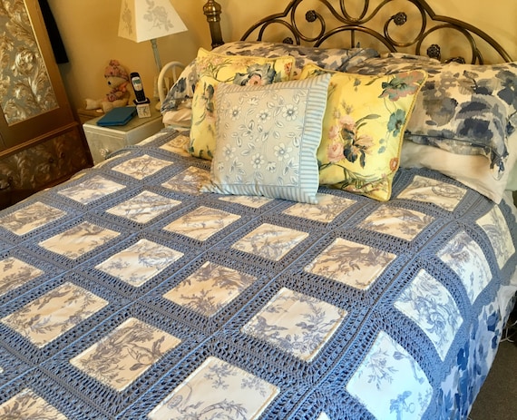 Patchwork Quilt Fusion Crochet Pattern Stunning Results Etsy