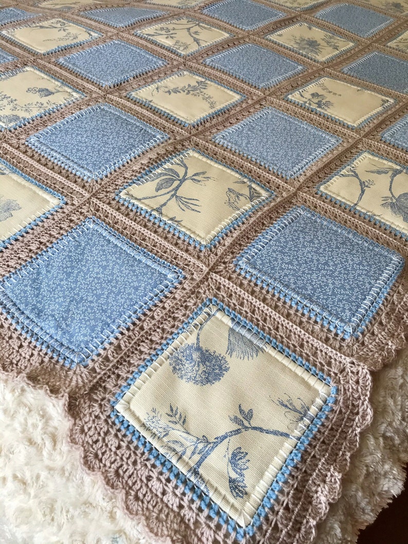 Patchwork Quilt Fusion Crochet PATTERN Stunning results Etsy