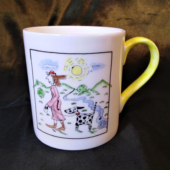 Dalmatians decorating a bone china mug