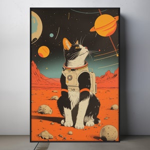 Lunar Gaze, Poster Art Print, Matte Museum Grade Fine Archival Paper (175 GSM / 65 lb Card Stock paper)