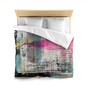 Chromatic Impressions, Microfiber Art Duvet Cover
