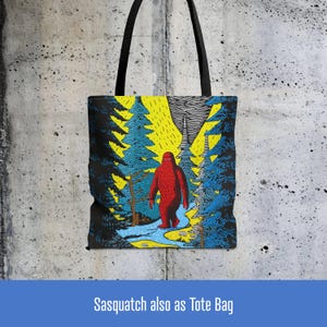 Sasquatch Poster, Poster Art Print, Matte Museum Grade Fine Archival Paper (175 GSM / 65 lb Card Stock paper) afbeelding 13