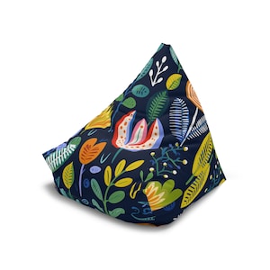 Whimsical Wilds, Printed Bean Bag Chair Cover, Adult and Child Size