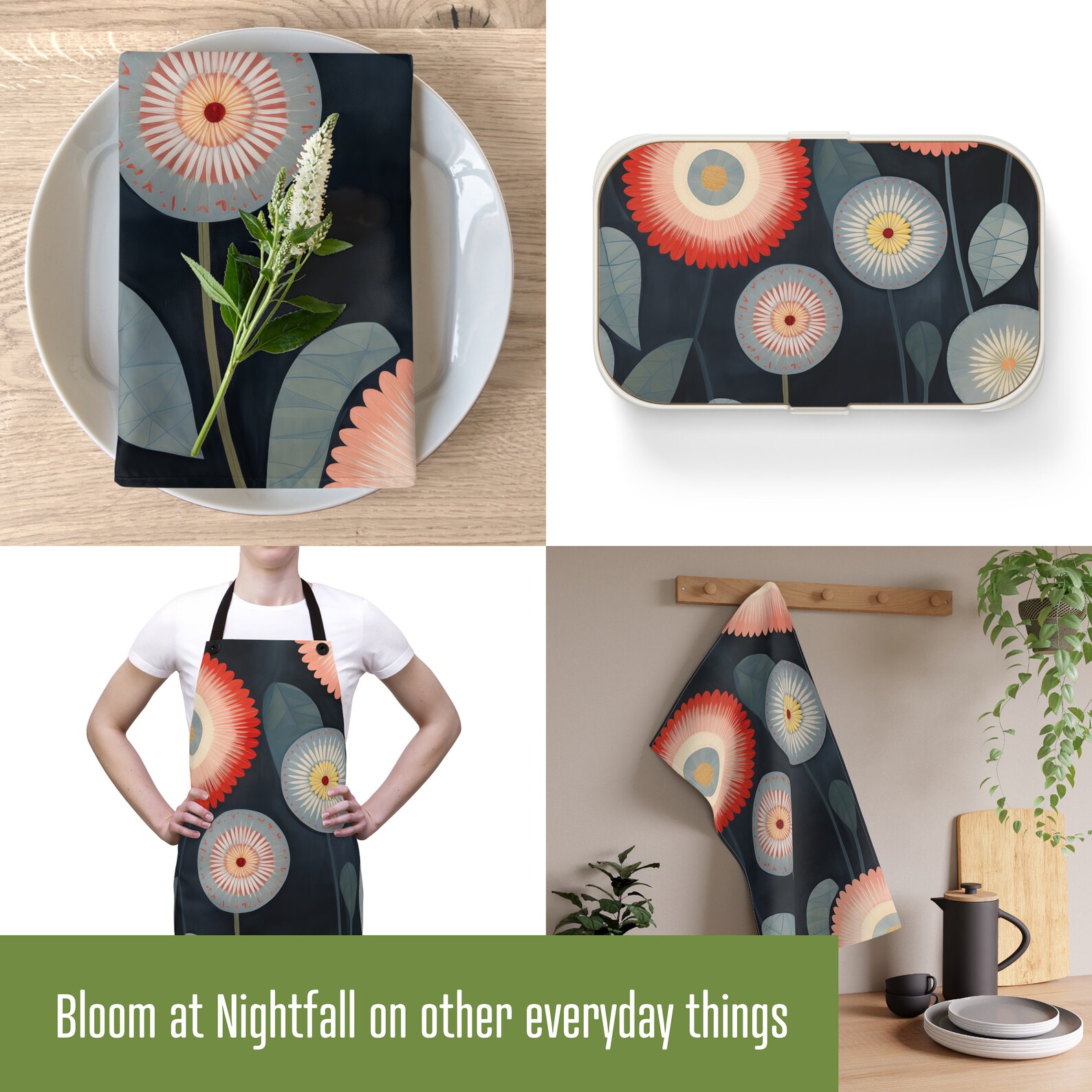 Bloom at Nightfall, Microfiber Art Duvet Cover - Etsy