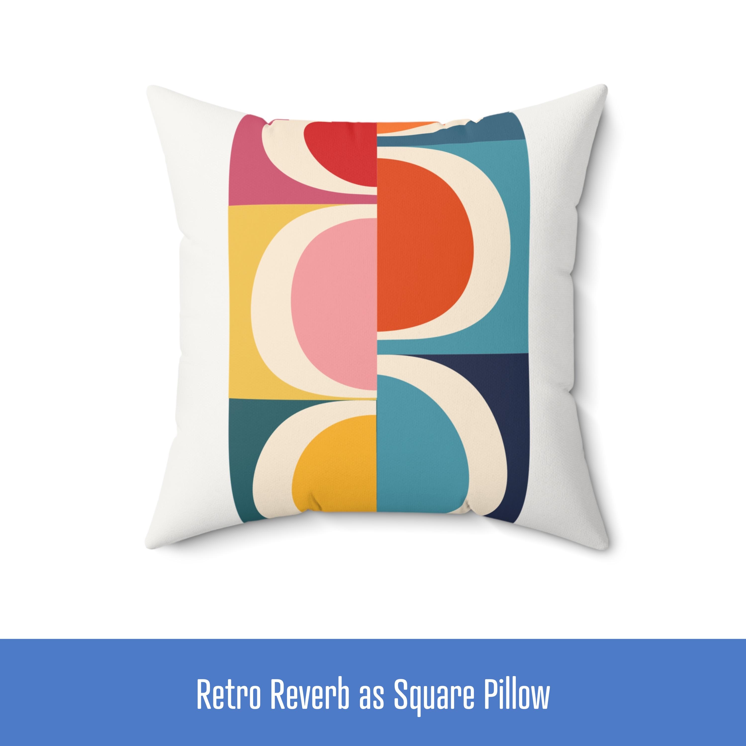 Retro Reverb, Fleece Sherpa Blanket | Mid Century Decor | Colorful Blanket | Friends Gift | Lightweight | Large | Soft