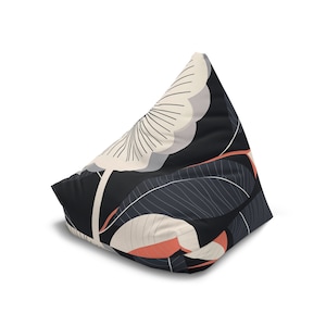 Coral Radiance, Printed Bean Bag Chair Cover, Adult and Child Size