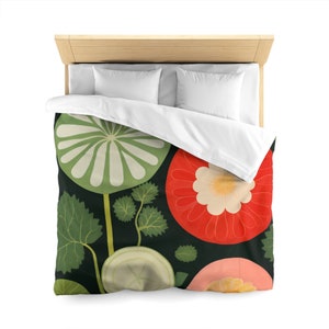 Cucumber Microfiber Art Duvet Cover