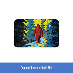 Sasquatch Poster, Poster Art Print, Matte Museum Grade Fine Archival Paper (175 GSM / 65 lb Card Stock paper) afbeelding 15