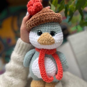 Handmade crochet cutie Penguin Handmade Crochet Penguin - Adorable Plush Toy, Gift