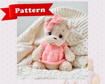Crochet patterns teddy bear, amigurumi teddy bear pattern, Crochet teddy bear pattern