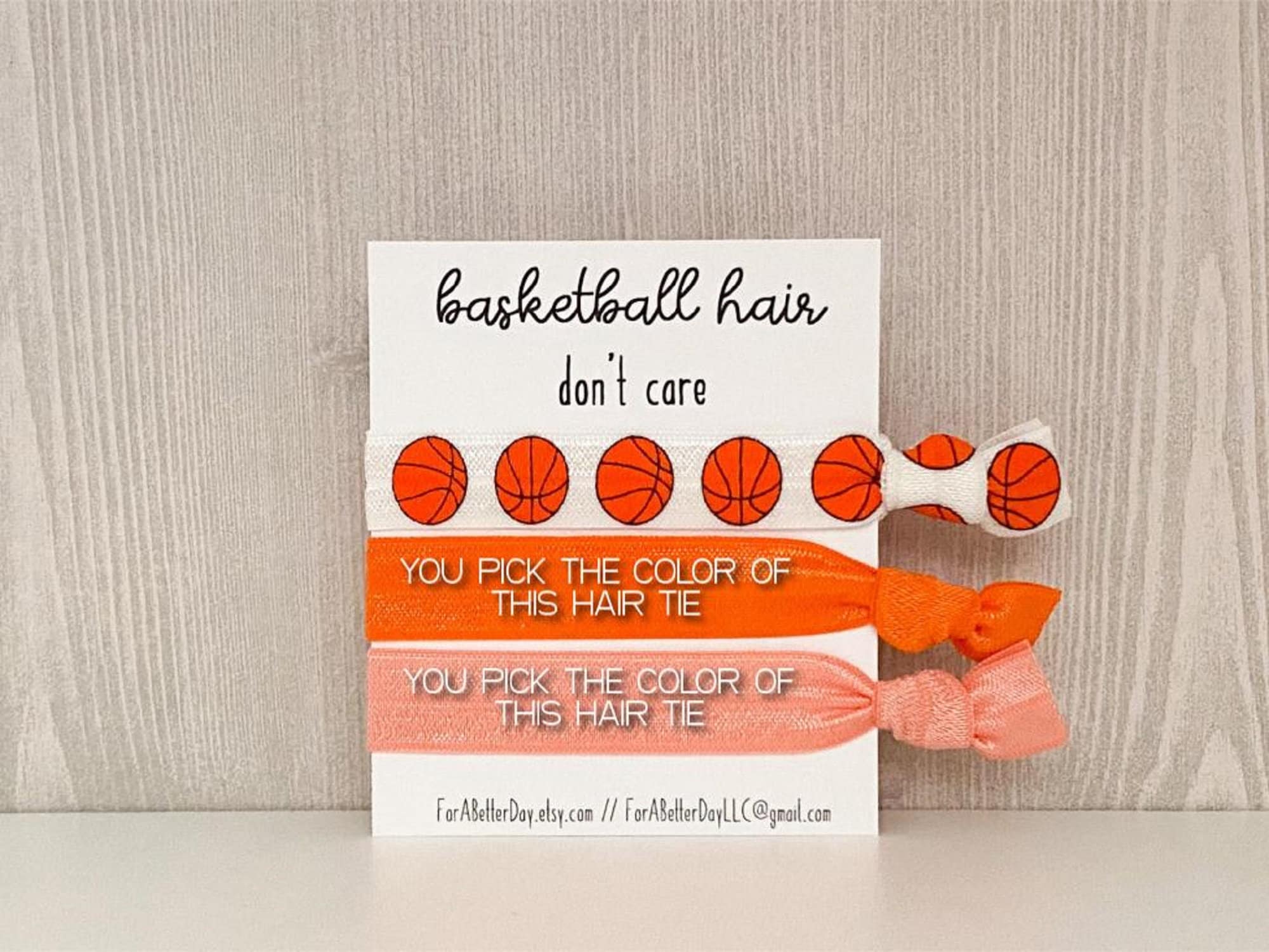 Basketball Hair Ties Basketball Hair Don't Care Gift for Etsy