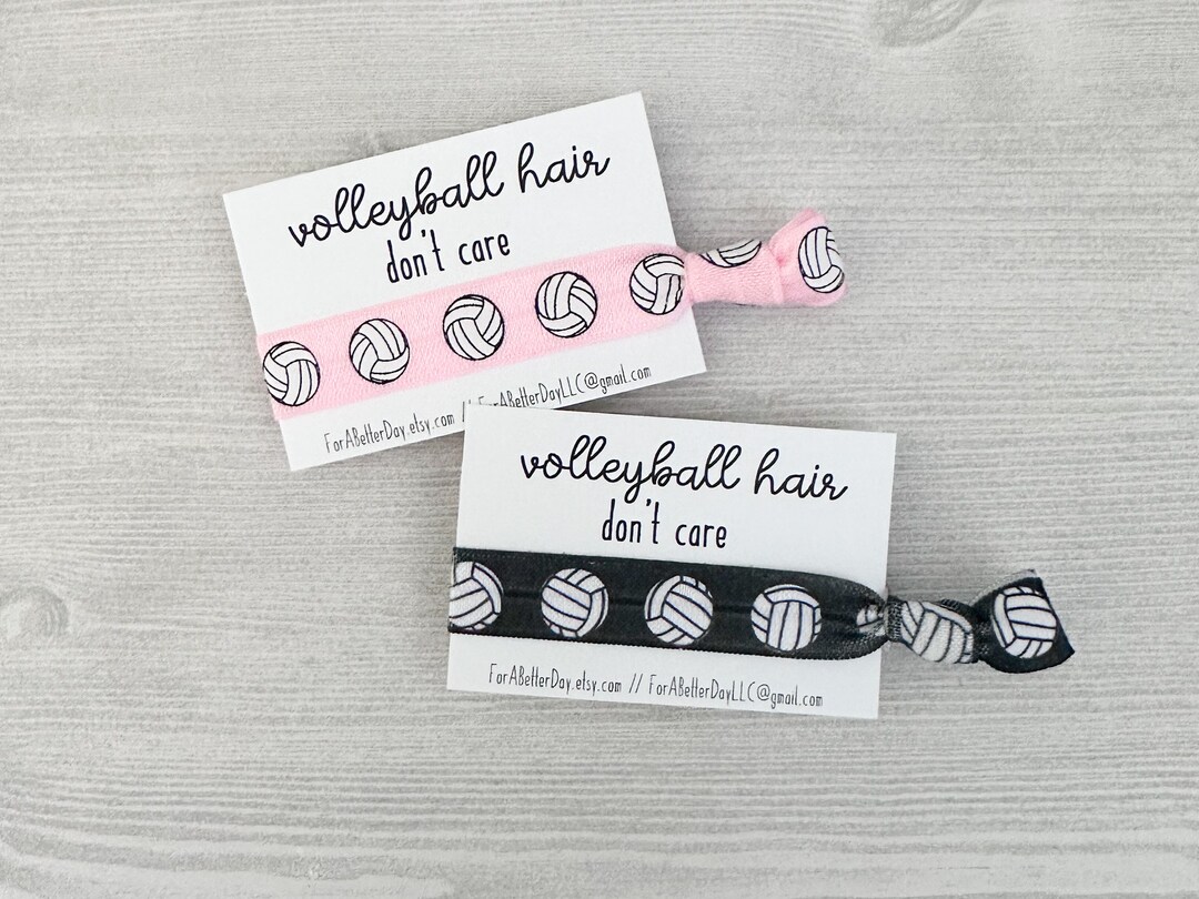 Volleyball Hair Ties, Gift for Girl Volleyball Players Etsy