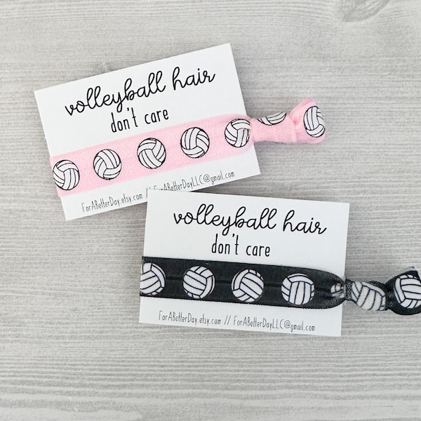 Volleyball Hair Ties, Gift For Girl Volleyball Players