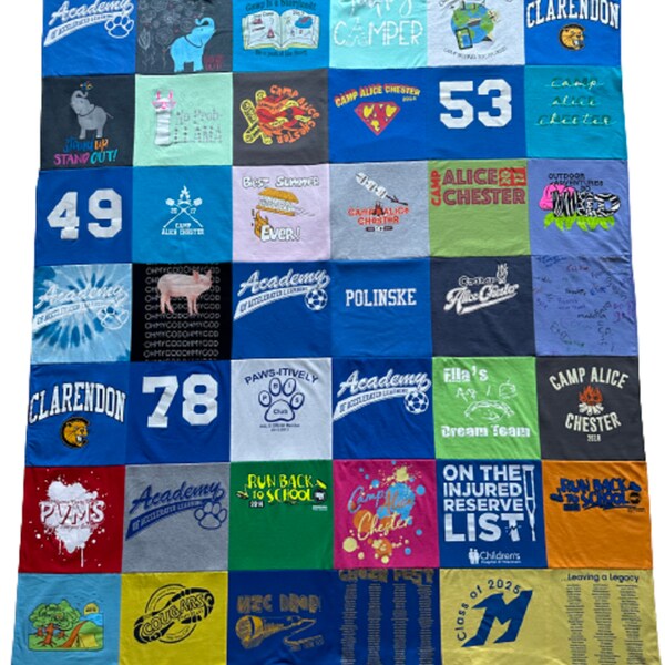 T Shirt Blanket Etsy