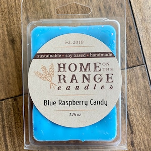 Blue Raspberry Candy | wax melts clamshell, 2.75 oz