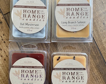 Dodge City Pack | Western wax melts 4 clamshells 2.75 oz