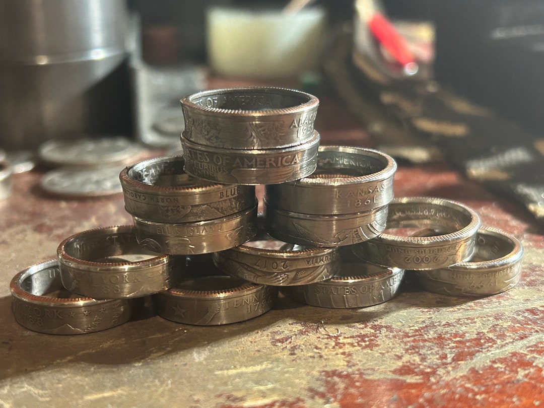 Clad Coin Ring Made to Order. - Etsy